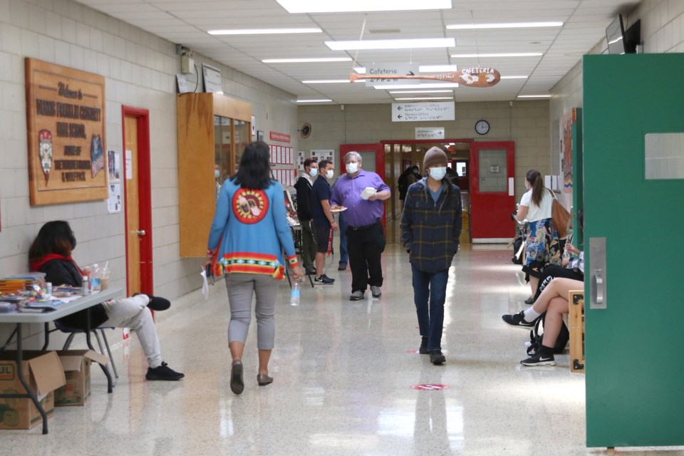 Students and staff at Dennis Franklin Cromarty High School are excited to be back to the classroom this academic year. (Photos by Doug Diaczuk - Tbnewswatch.com). 