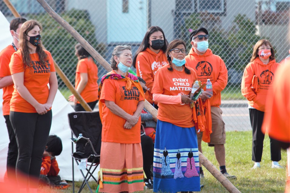 Several hundred people attended NAN's Truth and Reconciliation Day event Thursday. (Photos by Ian Kaufman, TBNewswatch)