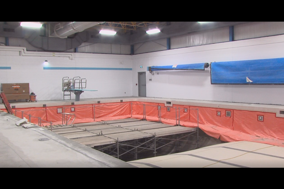 Renovations at Churchill Pool are set to conclude in mid-June. (Vasilios Bellos, TBT News)
