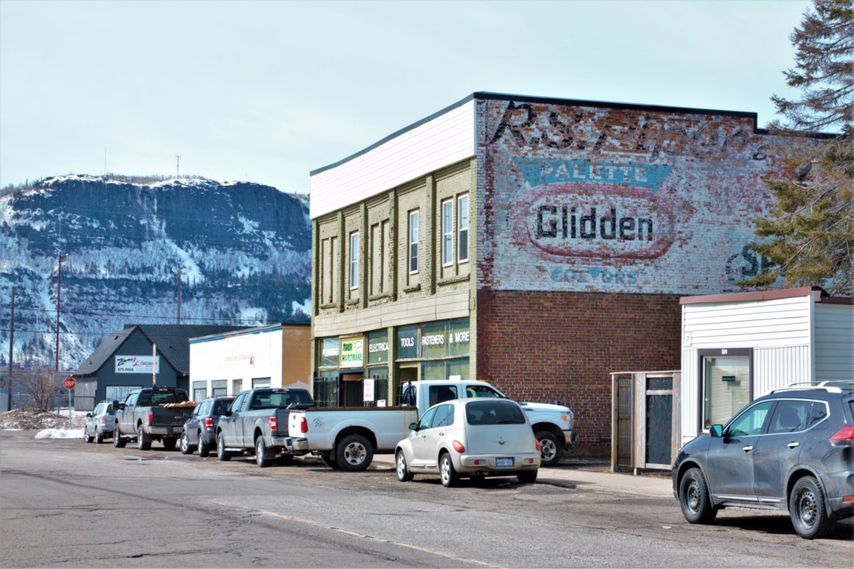 The former Maier Hardware building on Brown Street is one of ten projects supported under the City of Thunder Bay's Downtown Improvement Grants program in 2021. (Ian Kaufman, TBnewswatch)