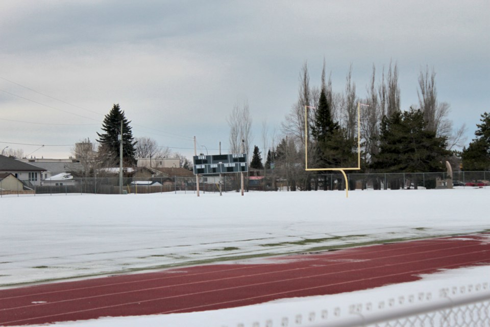 Work including replacement of the track, artificial field, and scoreboard at Fort William Stadium is estimated at $4.9 million. 