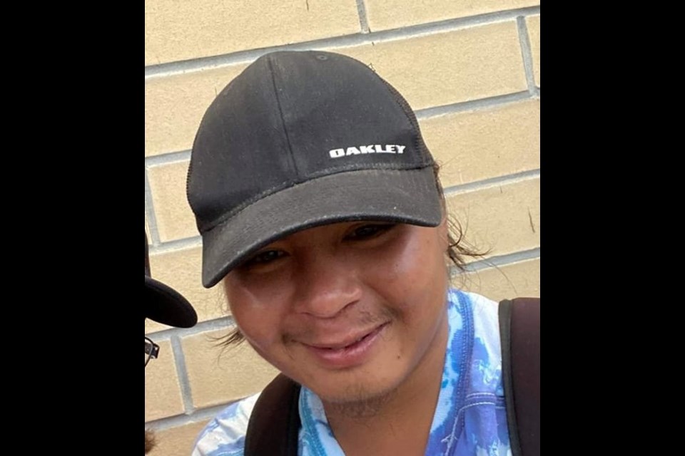 Kacey Yellowhead was last seen on Aug. 2 and there is growing concern for his welfare. 