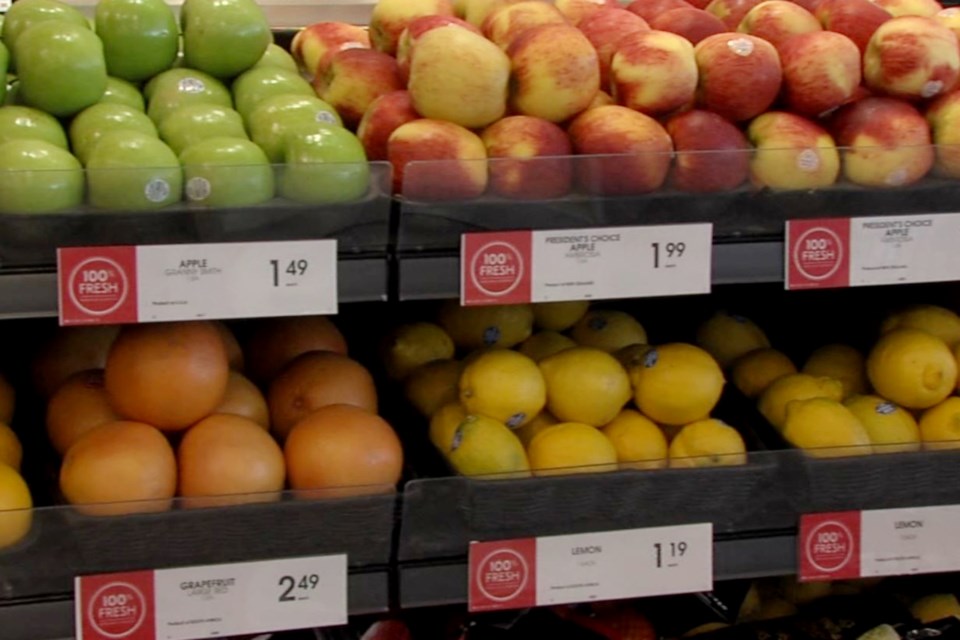 The stores feature a new food section which includes fresh fruit, meat, ready to eat salads and more