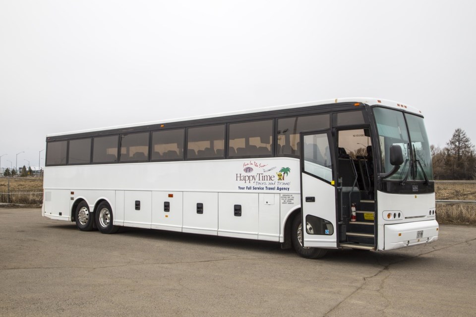 An example of a tour bus. File photo 