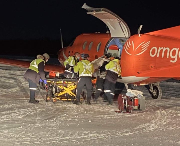 The crew of the aircraft encountered a big problem when the runway lights failed (Twitter/OPP)