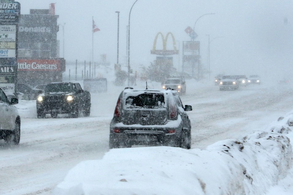 Snow Storm Thunder Bay
