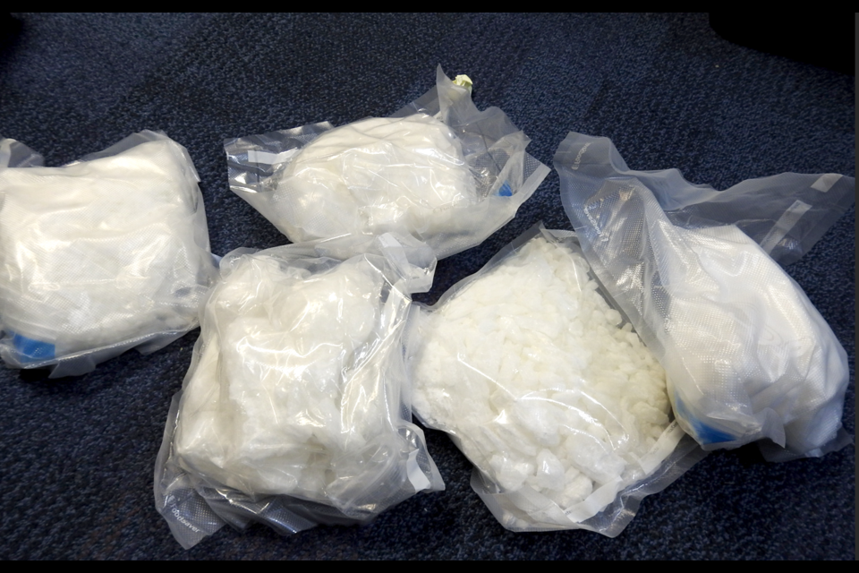Thunder Bay Police seize more than five kilograms of crystal methamphetamine, along with cocaine and fentanyl.