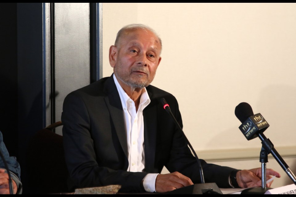 Panel chair Alok Mukherjee said the final report is expected to be completed by the fall. (Photos by Doug Diaczuk - Tbnewswatch.com). 