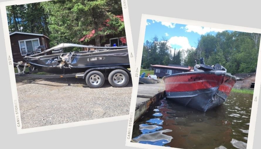 Boat crash