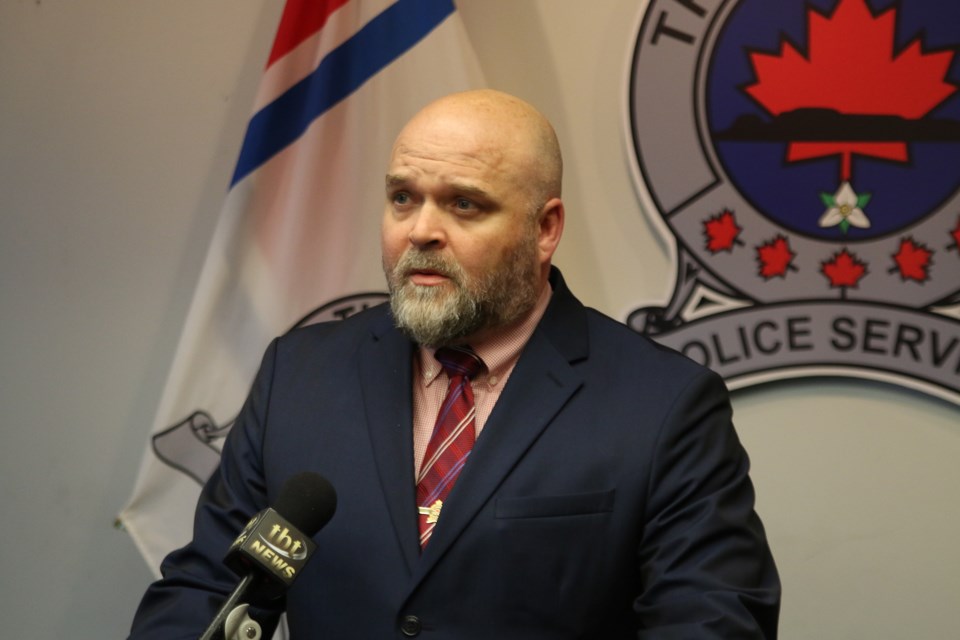 Det. Insp. Jeremy Pearson of the Thunder Bay Police Service. (Photo by Doug Diaczuk - Tbnewswatch.com). 