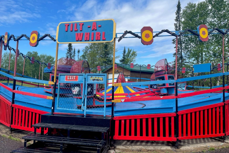 The rides at Chippewa park are almost ready for their first weekend
