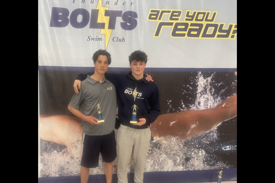 Matthew Foulds and Sam Chisholm at the May Invite.