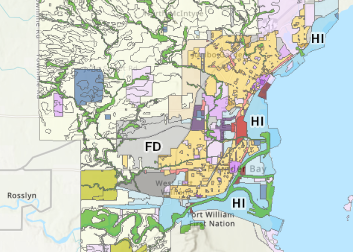 The city's new zoning bylaw will simplify residential and commercial zoning classifications. (City of Thunder Bay) 