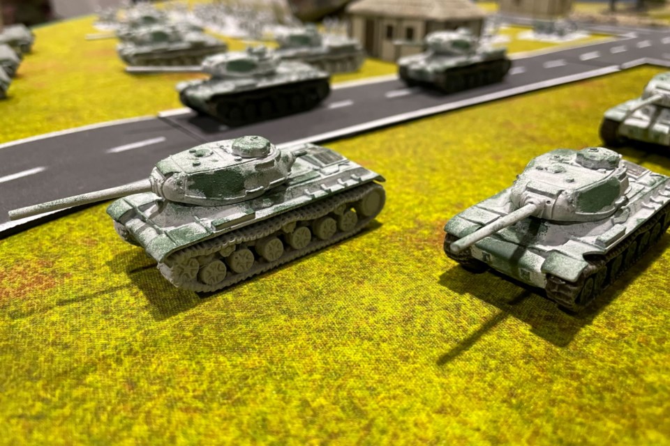 The Flames of War russian army set being auctioned by The GameShelf to raise money for Ukraine