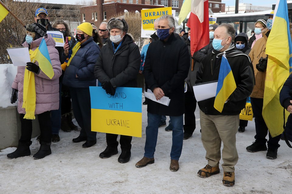 Bill Mauro Michael Gravelle Ukrainian Rally