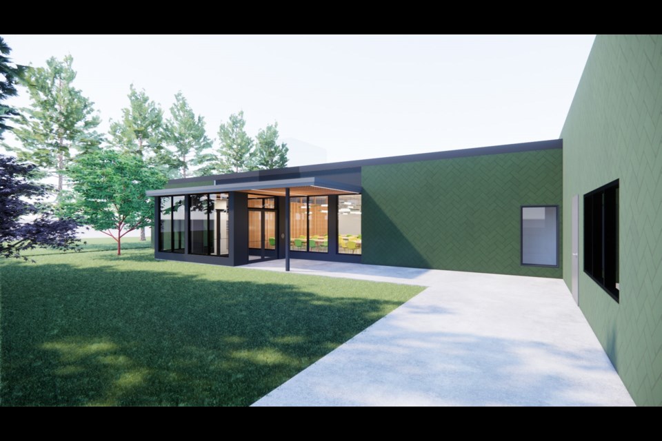 Supplied renders of the future Roots to Harvest building