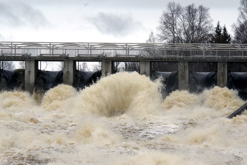 The Lakehead Regional Conservation Authority on Thursday, May 12, 2022 has issued a flood warning in Thunder Bay and several surrounding communities, including for the Current River. (Leith Dunick, tbnewswatch.com)