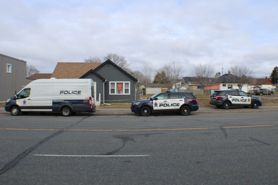 Thunder Bay police responded to reports of an assault in the 400s block of Hodder Avenue on May 2. (File photo)