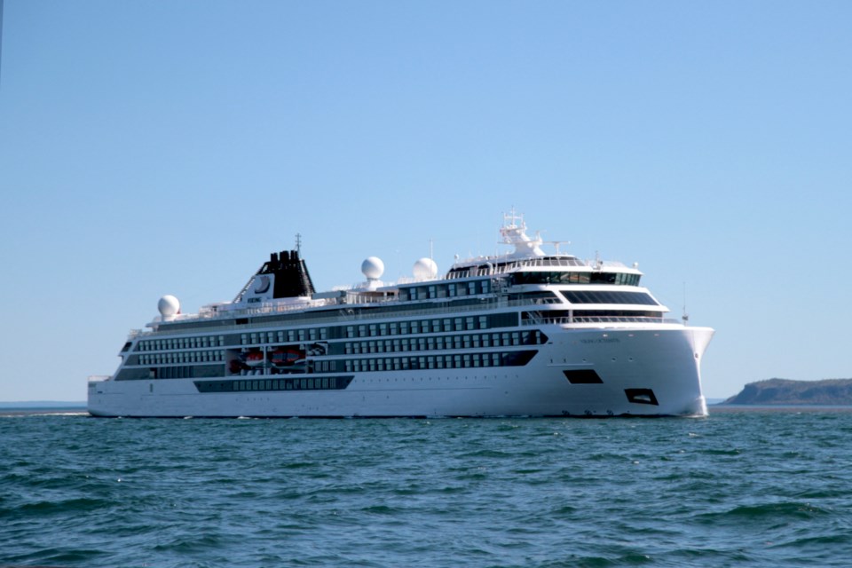 The ship was built last year specifically for expeditions to Antarctica