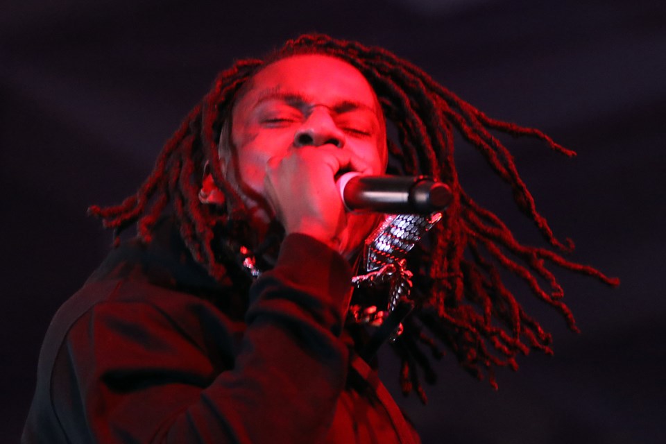 Polo G performs at Fort William Gardens on Thursday, May 19, 2022. (Leith Dunick, tbnewswatch.com)