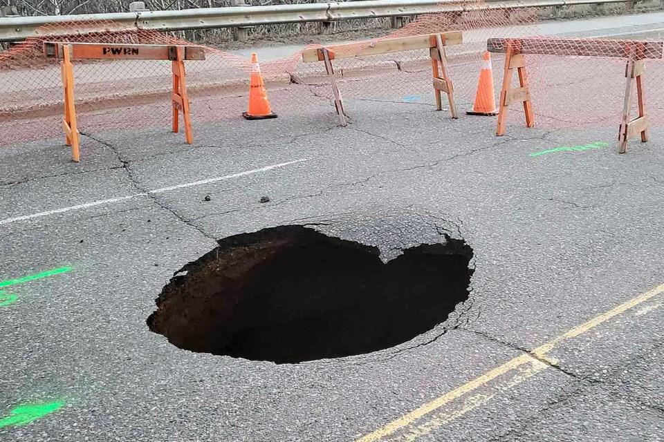 Sinkhole River Street