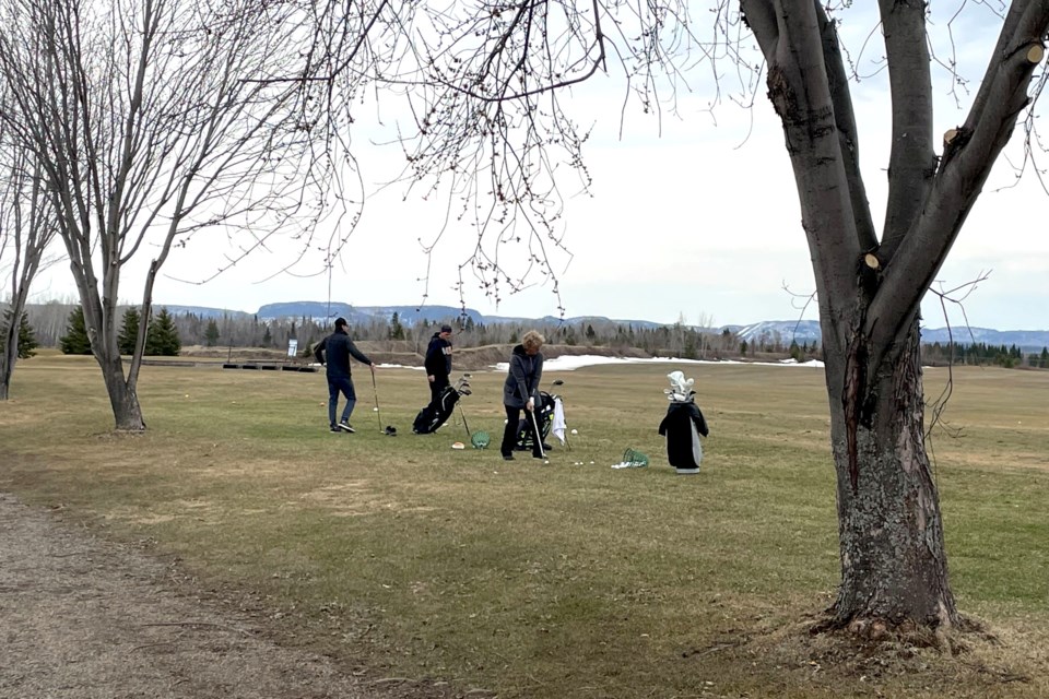 The driving range at Northern Lights Golf Complex is open with the courses planned to soon follow
