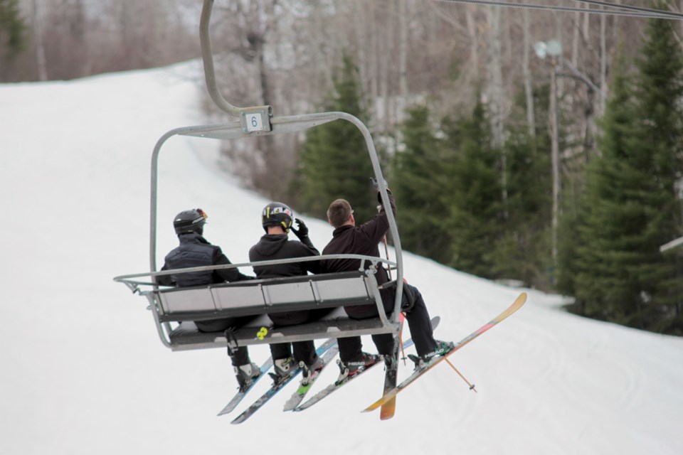 Ski fans were able to squeeze out another day on the slopes