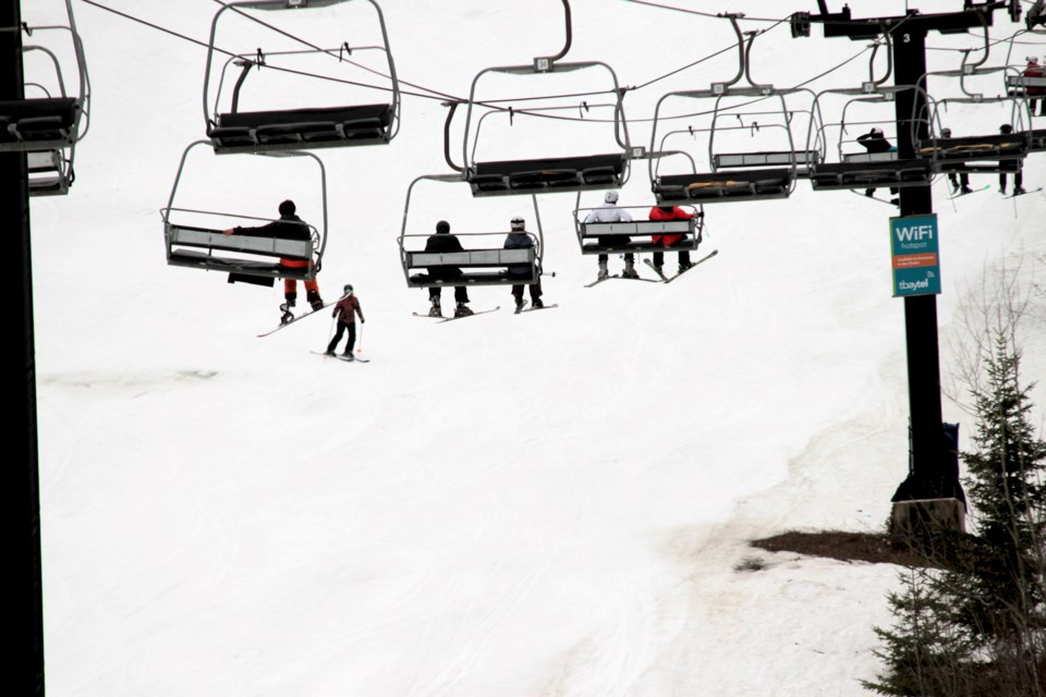 Ski fans were able to squeeze out another day on the slopes