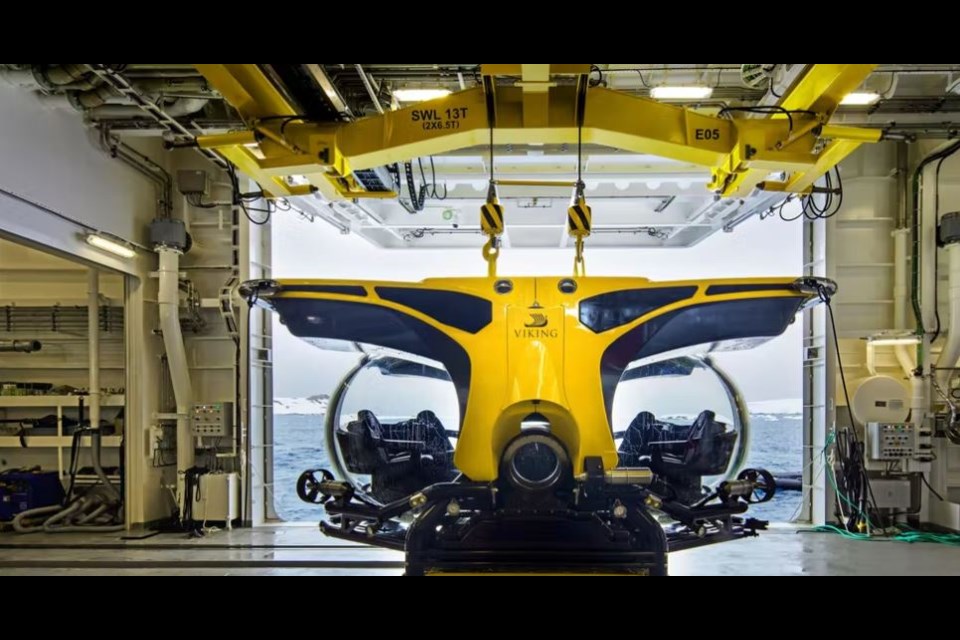 The Viking Octantis carries two submersibles