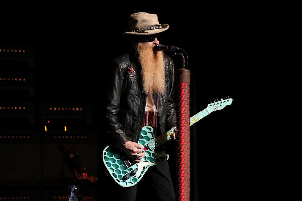 ZZ Top's Billy Gibbons performs on Wednesday, May 4, 2022 at the Thunder Bay Community Auditorium. (Leith Dunick, tbnewswatch.com)