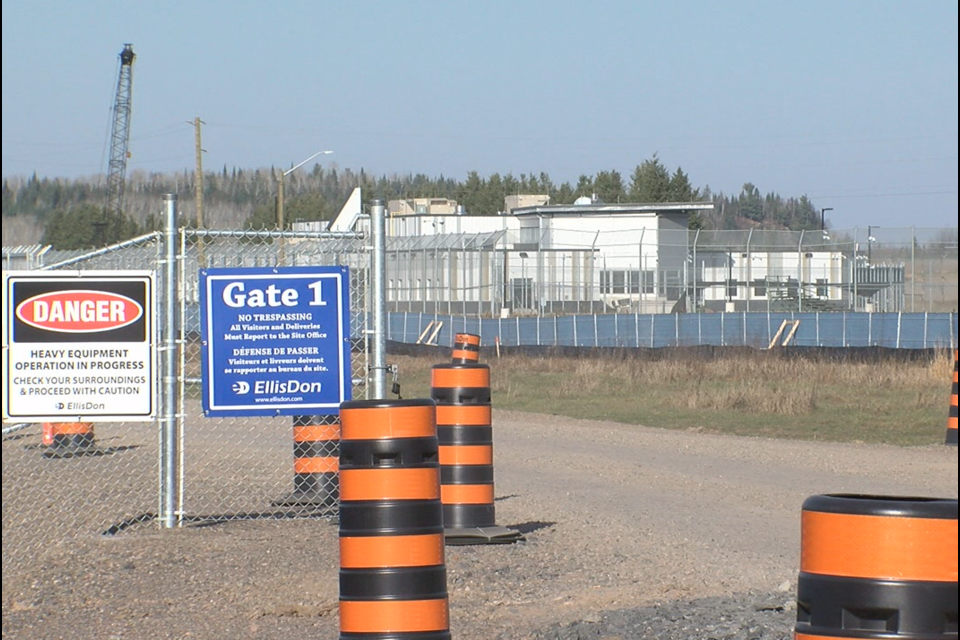 Site preparation work on the new, $1.2 billion Thunder Bay Correctional Centre is believed to have started in August of 2022. (Kurt Black, TBT News)