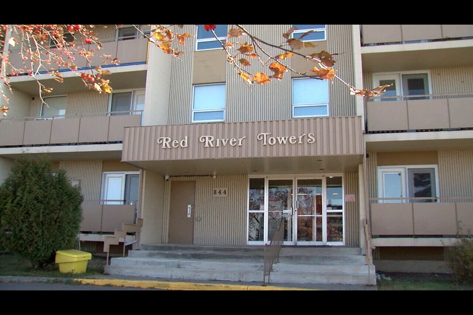 A fake posting for a unit at Red River Towers was posted online earlier this week. 