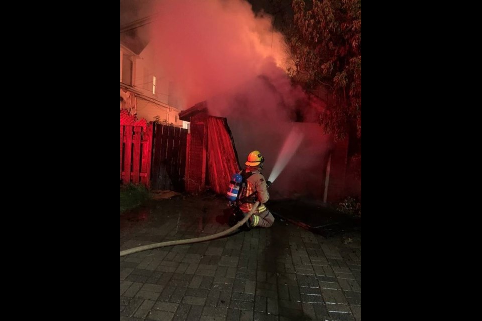 Thunder Bay Fire Rescue responded to two fires Thursday morning. (TBFR)