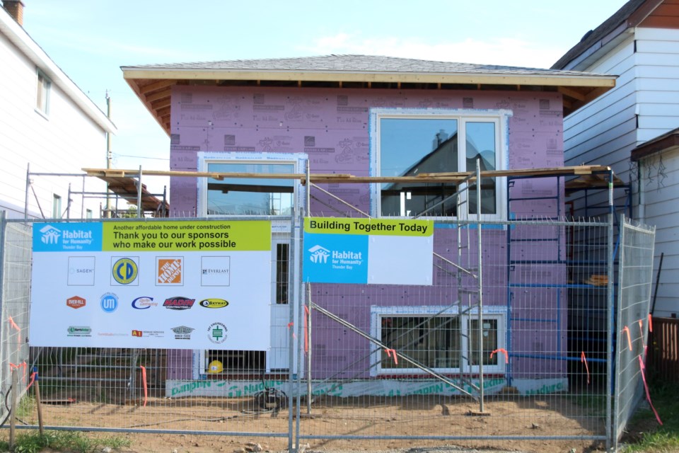 The 2022 Habitat for Humanity build on Heron Street is well underway but is still short $100,000 due to increasing material and labour costs. 
