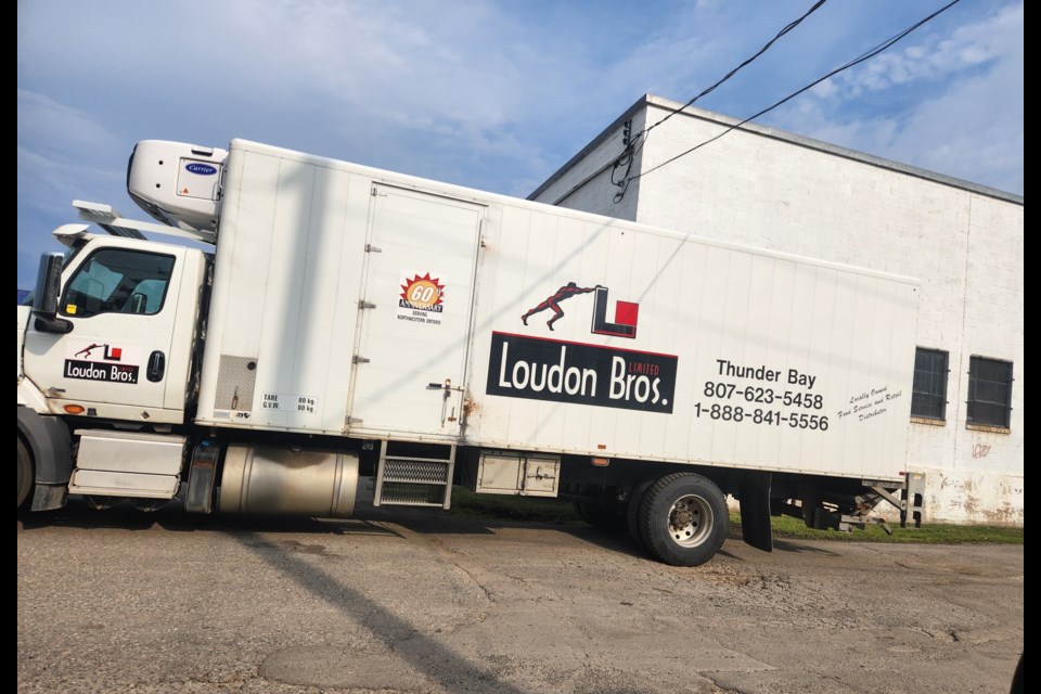 Loudon Bros is a food wholesaler and distributor serving restaurants, convenience stories and other clients in Northwestern Ontario out of a warehouse on Athabasca Street  (TBnewswatch)