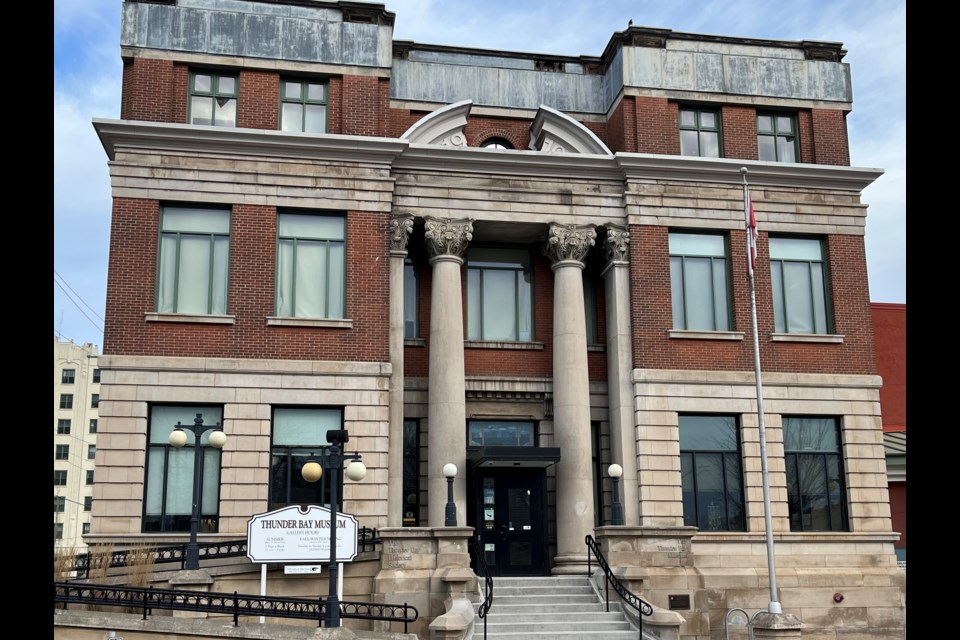 Exterior photo of the Thunder Bay Museum on Tuesday, December 19, 2023