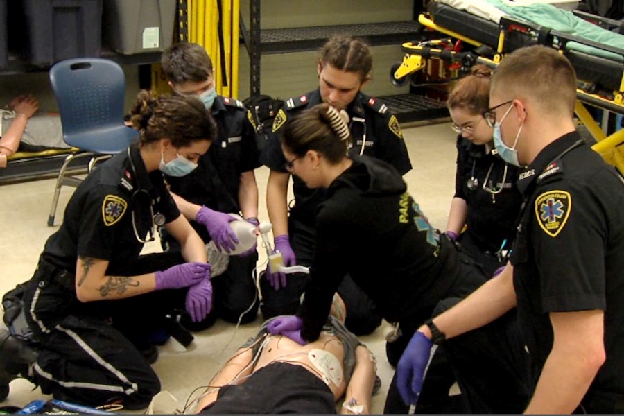 Prospective students had the chance to learn about the college's health programs