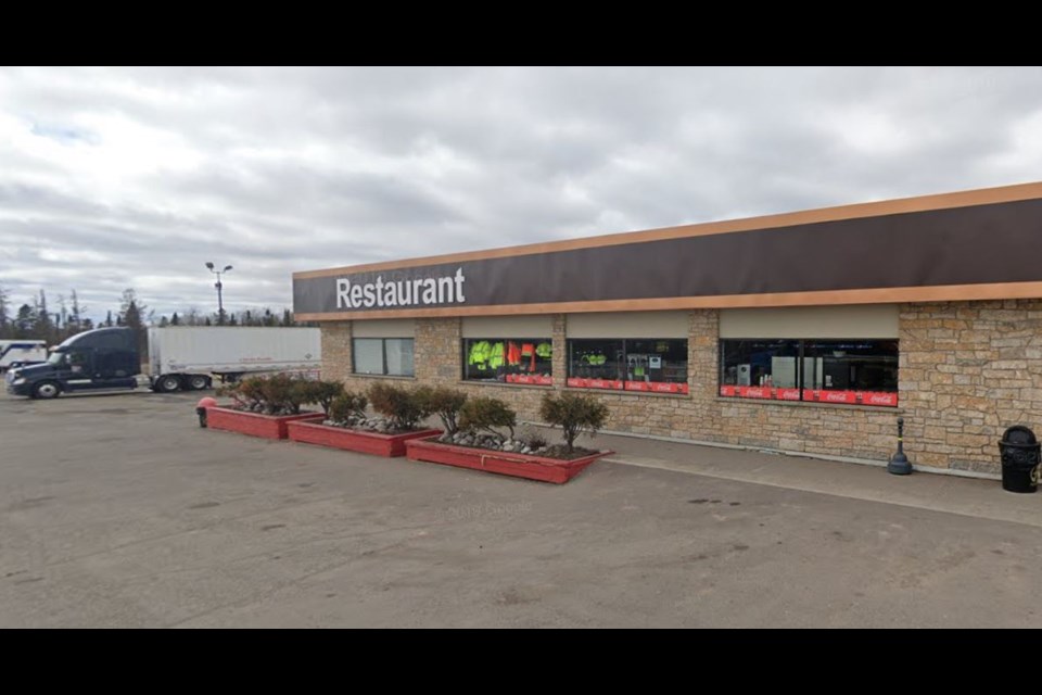 The restaurant at the Flying J truck stop on Highway 11/17 near  Pass Lake has been closed since mid-January (Google Street View)