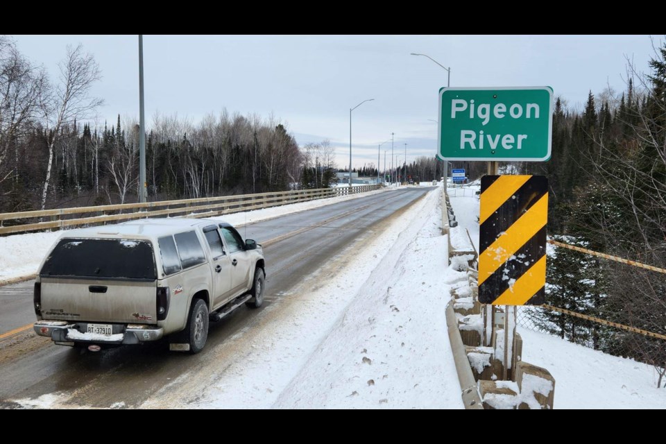 The reconstruction of the Pigeon River bridge will take place through the spring and summer (Jonathan Wilson, TBT News)