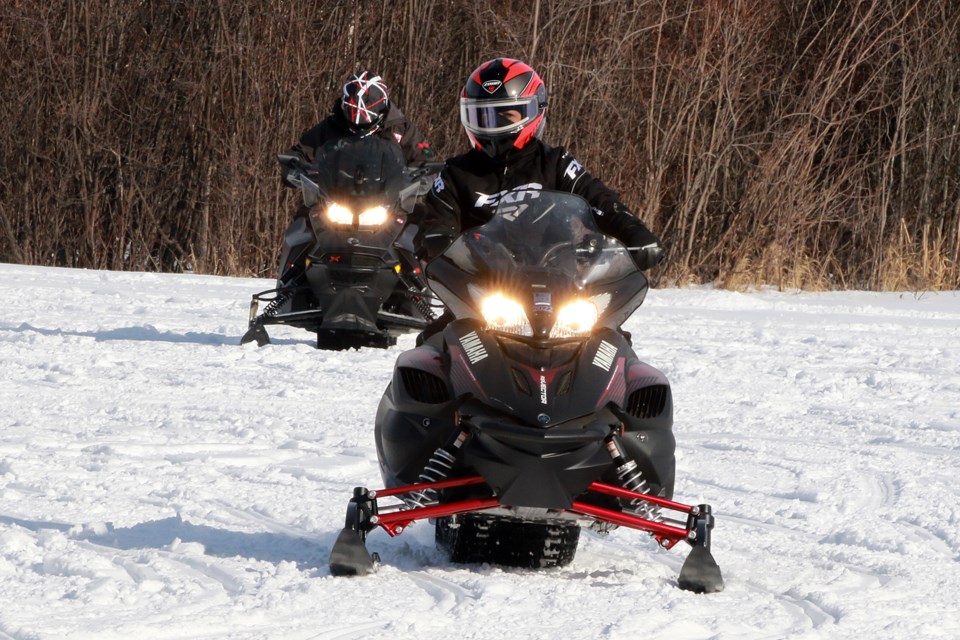 More than 125 riders took part in last year's Snowarama event at Grand Portage Lodge and Casino, in support of Easter Seals. (Leith Dunick, tbnewswatch.com)