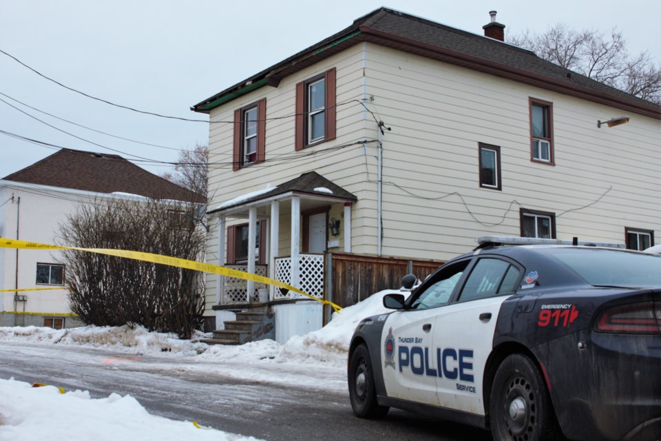 A shooting incident at an Ambrose Street residence left two people with serious injuries on Tuesday. (Ian Kaufman, TBnewswatch)
