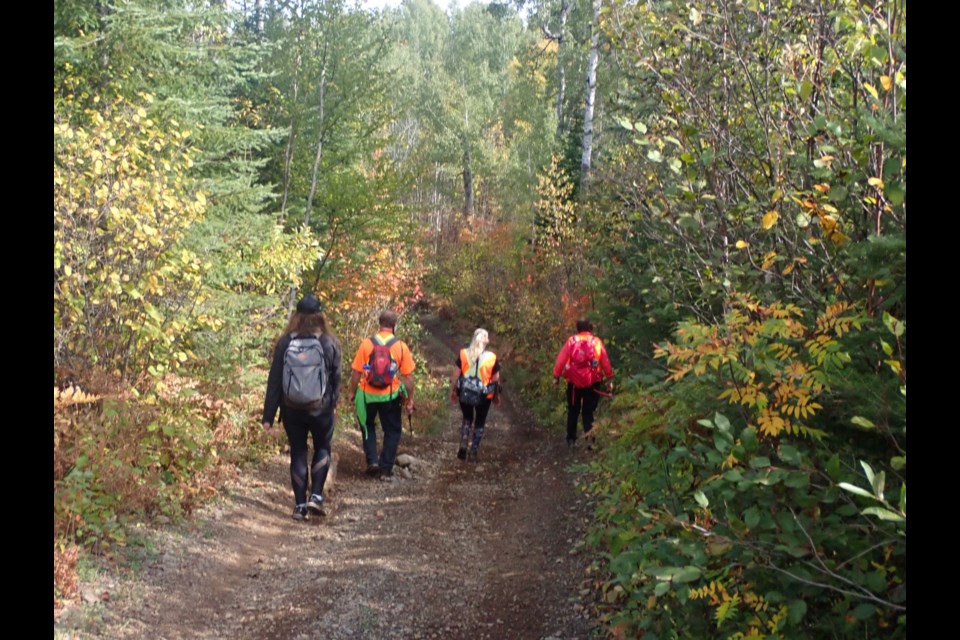 This photo shows a section of trail that would form part of a route between Kakabeka Falls and Shabaqua (NWORTA)