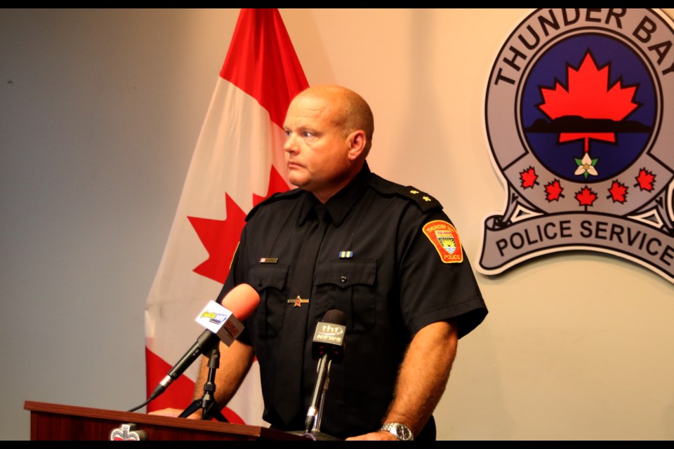 Insp. Ryan Gibson with the Thunder Bay Police Service. 