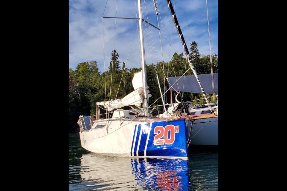 Dan Turk hand-built Little Bea in his Thunder Bay garage, and will sail it from Halifax to Portugal (Submitted photo)