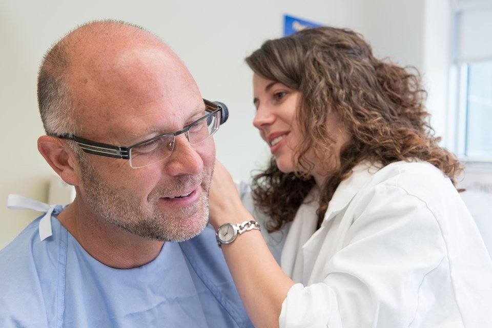 NOSM University pays people to occasionally play the role of patients and help  train students to become doctors (NOSM U photo)