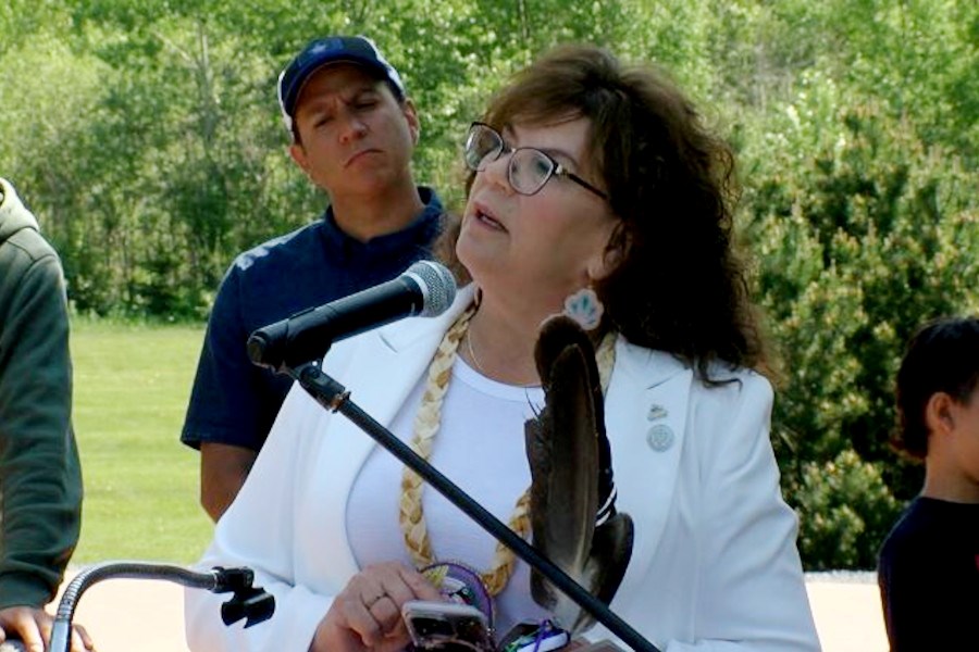 Fort William First Nation Chief Michele Solomon has shared serious concerns over city plans to cut bus service to the community. (File)