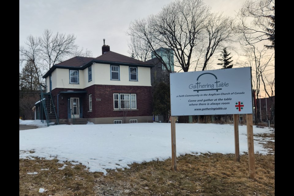 The rectory of the former St. John's Anglican Church (now called Gathering Table) on Pearl St. is expected to be demolished (TBnewswatch)