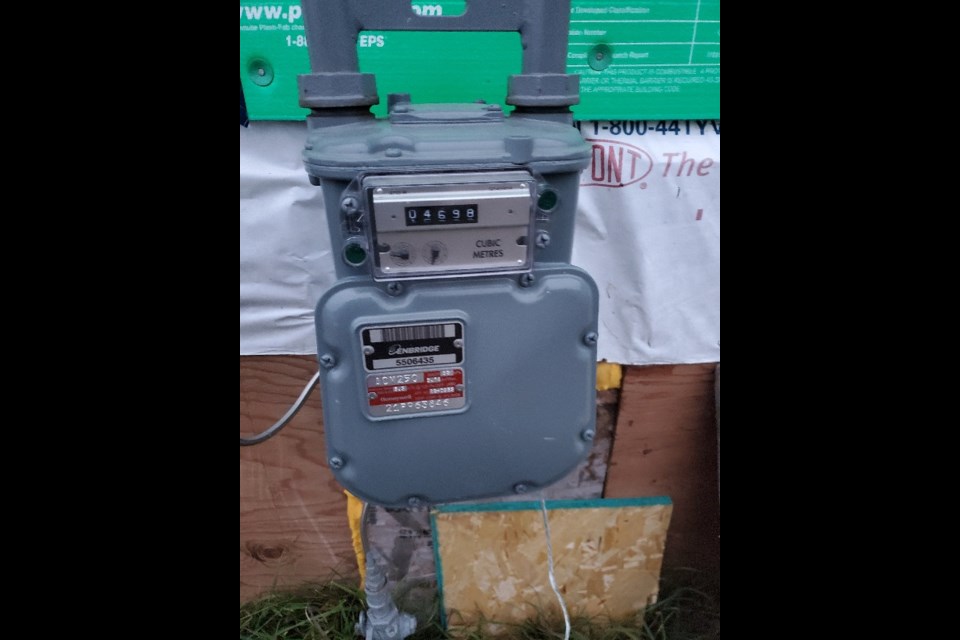 A resident of Gorham Township, outside Thunder Bay, was incorrectly billed for her neighbour's natural gas usage for 18 months before Enbridge Gas was able to fix the problem (submitted photo)