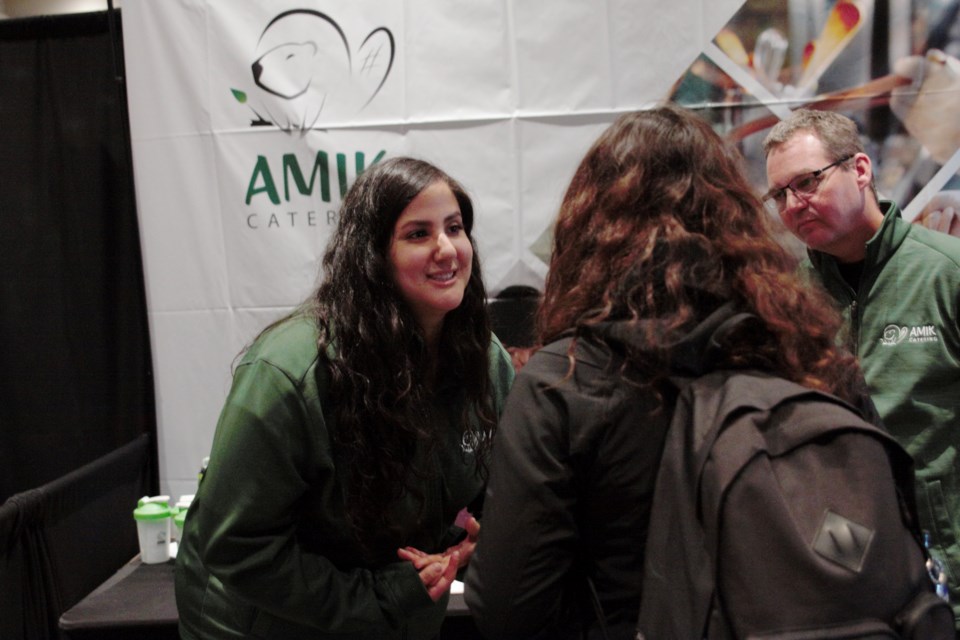 Over 80 organizations were out and excited to meet prospective employees