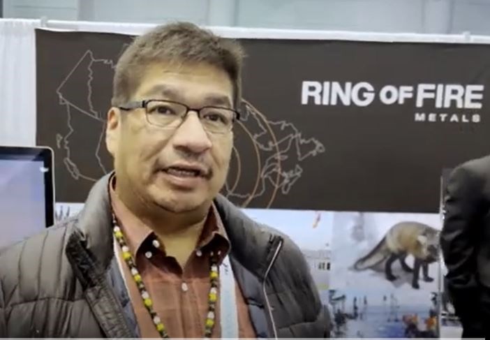 Wayne Moonias is Chief of Neskantaga First Nation (YouTube)